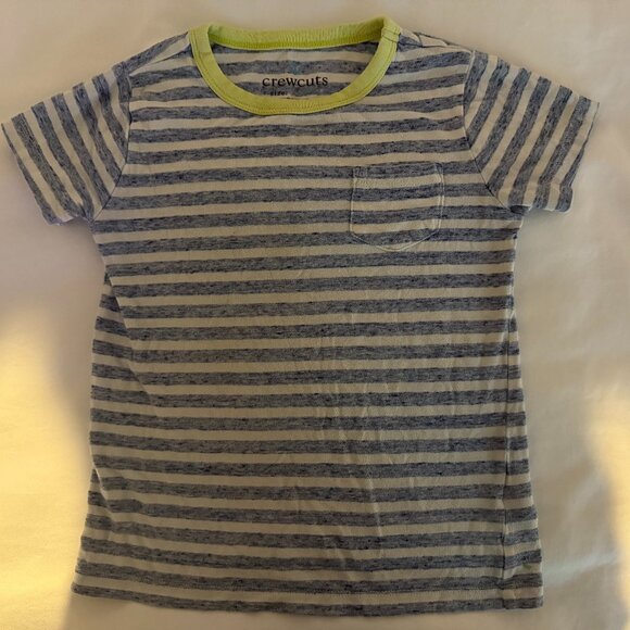 AMAZING LIMITED EDITION J. CREW CREW CUTS STRIPED TEE SHIRT SIZE XS (4-5) - Picture 1 of 4